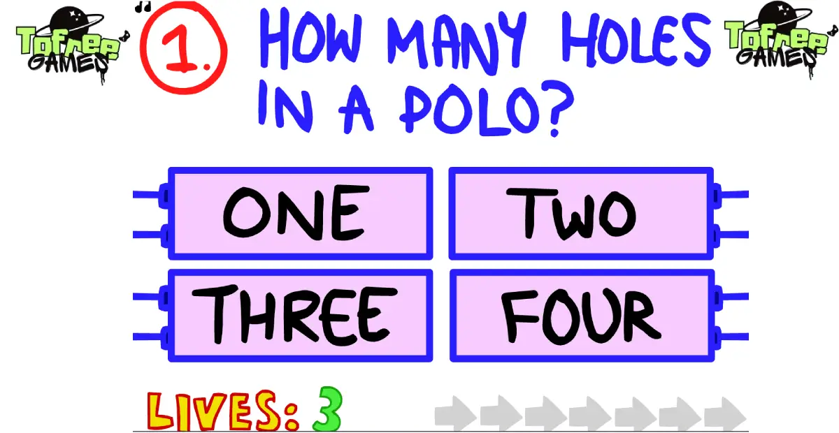 play online The Impossible Quiz tofreegames
