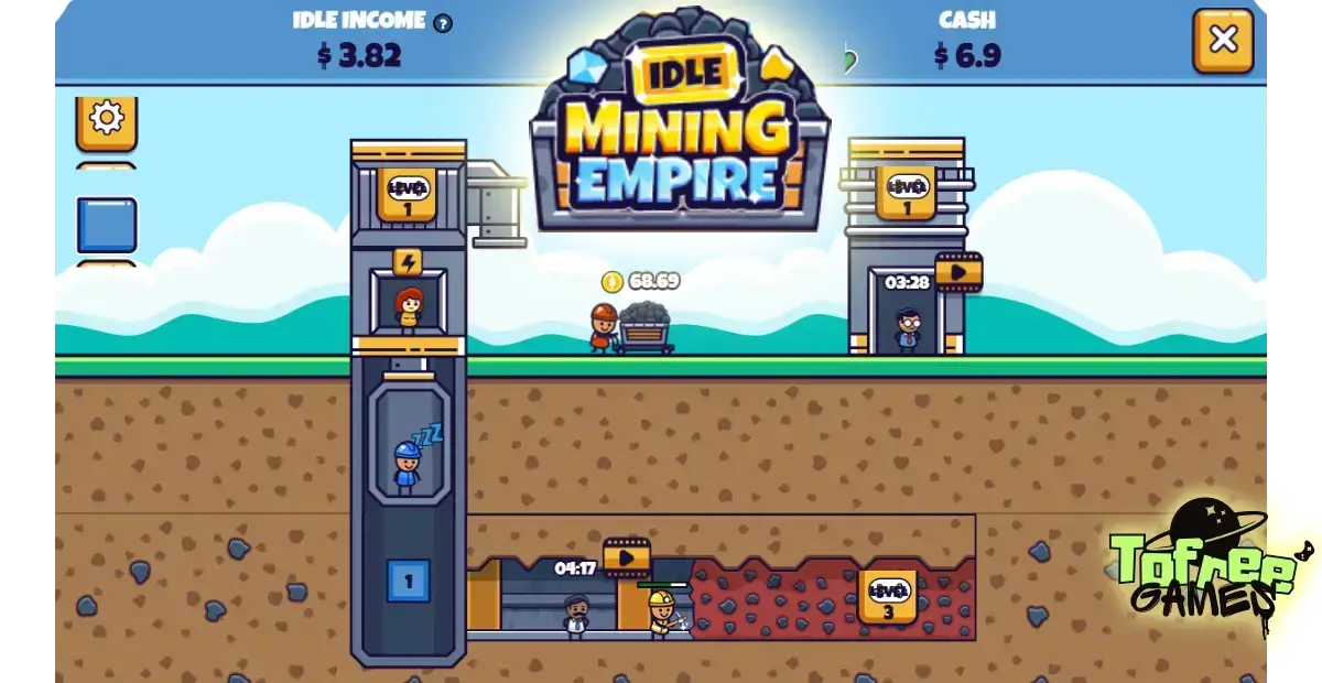 Play Online Idle Mining Empire for free