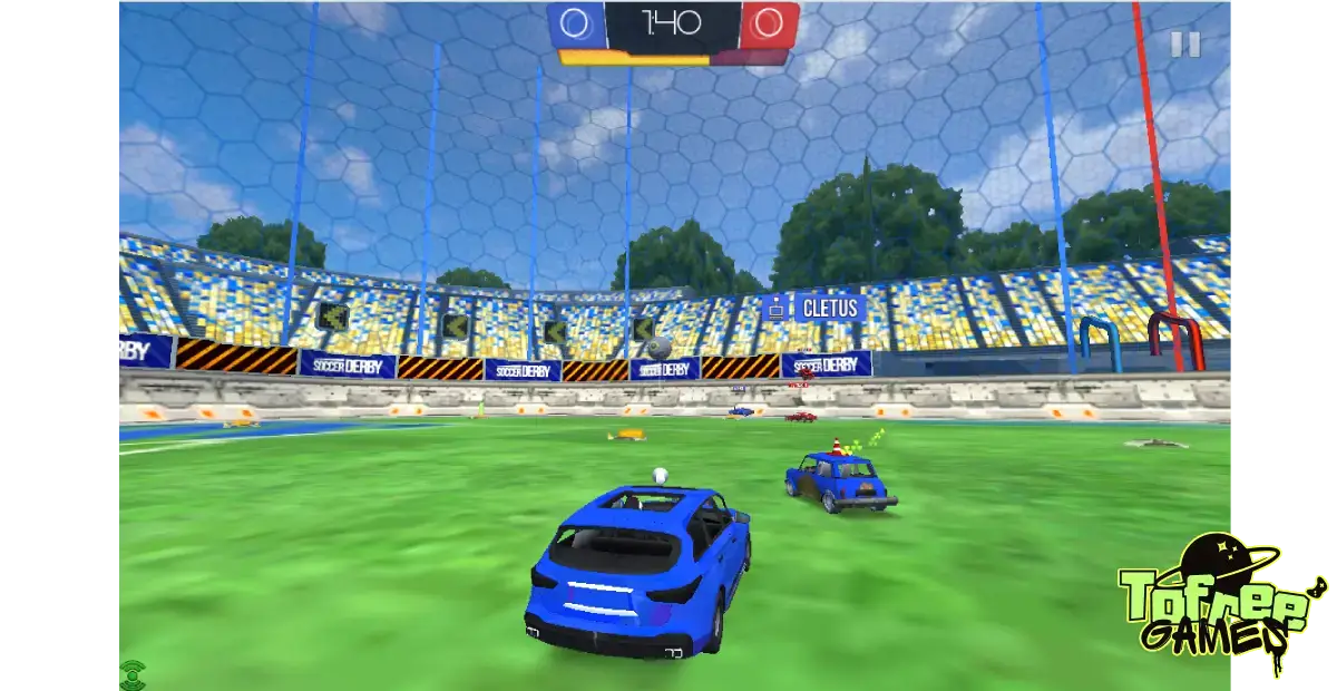 Play Online Rocket Soccer Derby for free