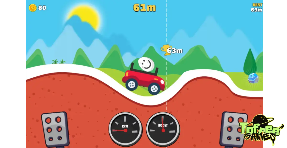 Play Online eggy car for free