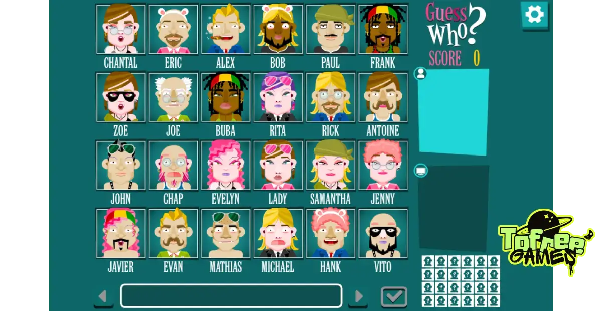 Play Online guess who for free