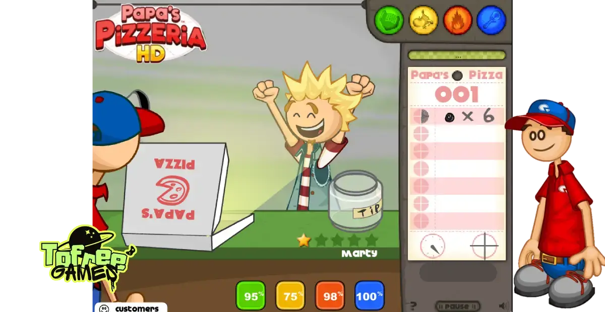 Play Online Papa's Pizzeria For Free
