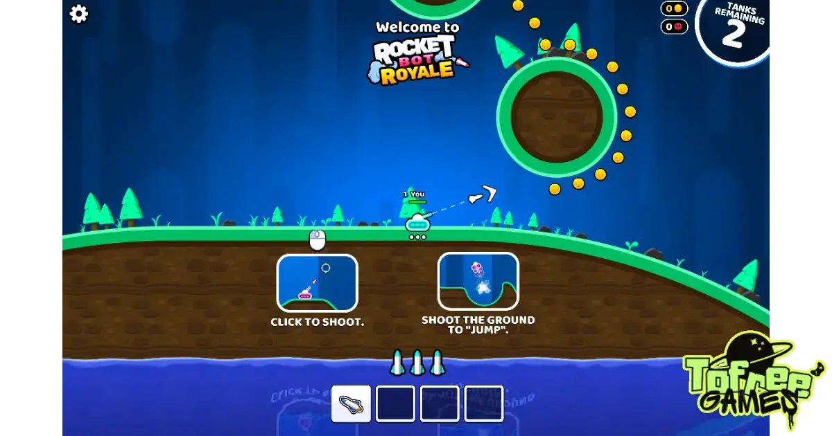 Play Online Rocket Bot Royale For Free